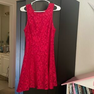Red sparkle party dress for girls